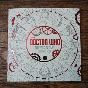 Doctor Who *Travels in Time* Advanced Coloring Book  Paperback, New